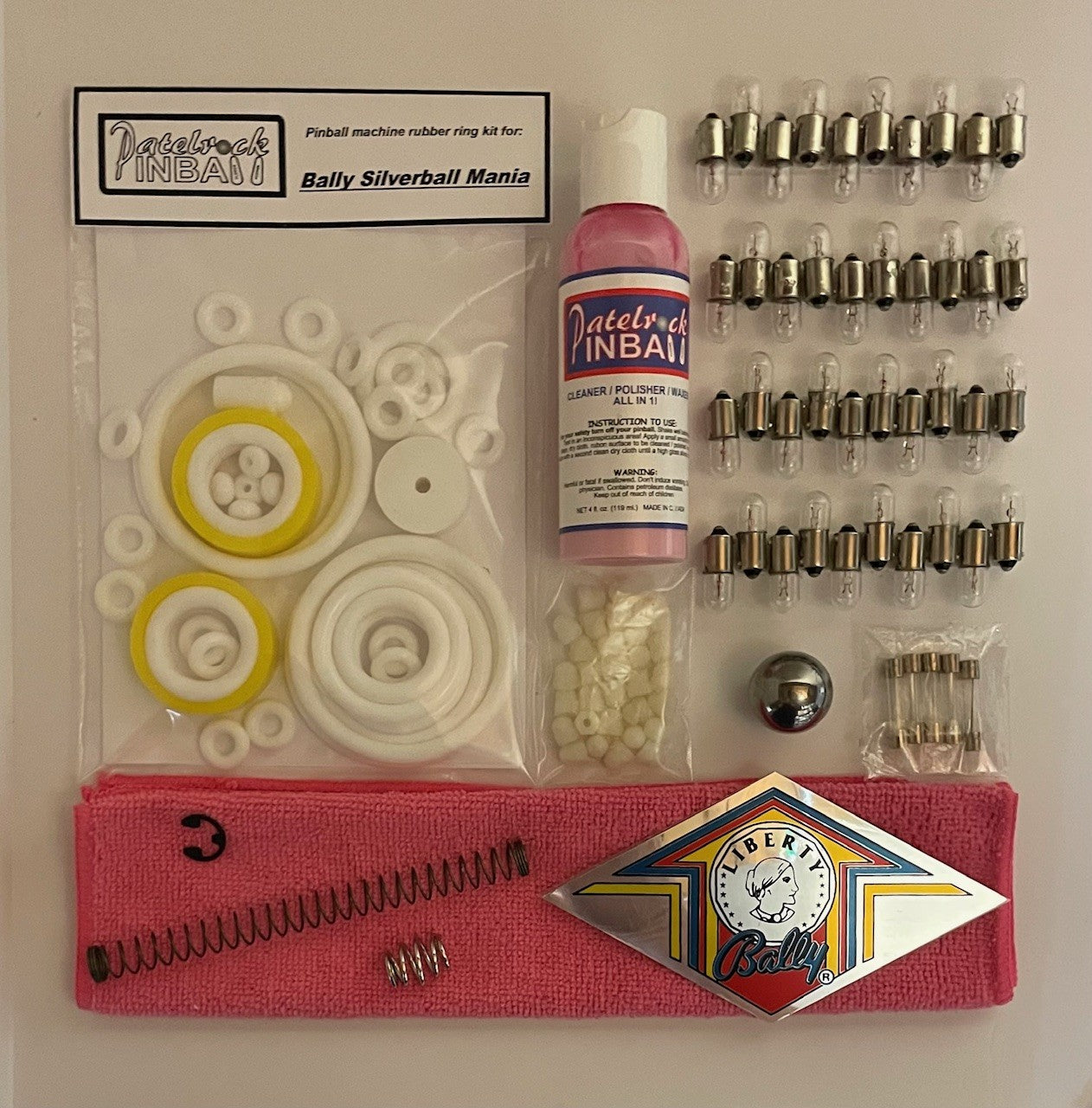 Bally Silverball Mania Pinball Machine Maintenance Kit