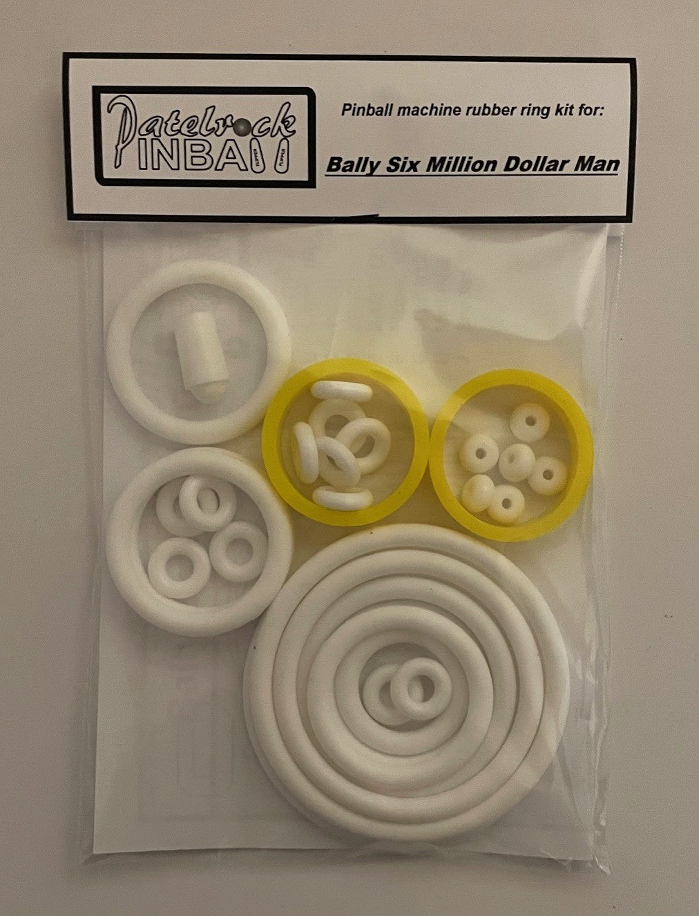 Bally The Six Million Dollar Man Pinball Machine Rubber Ring Kit