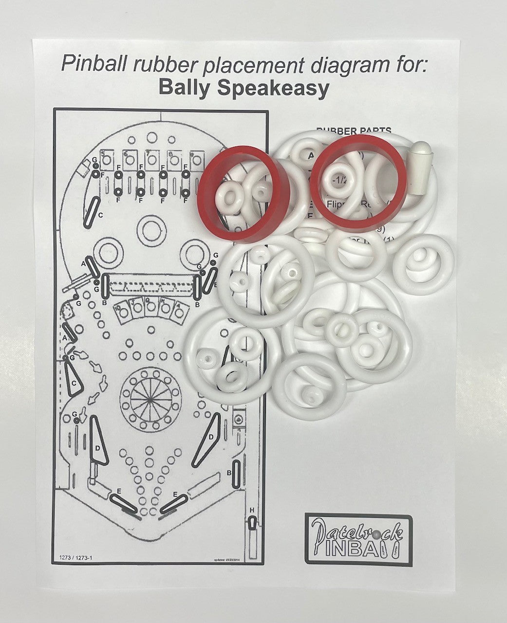 Bally Speakeasy Pinball Machine Maintenance Kit