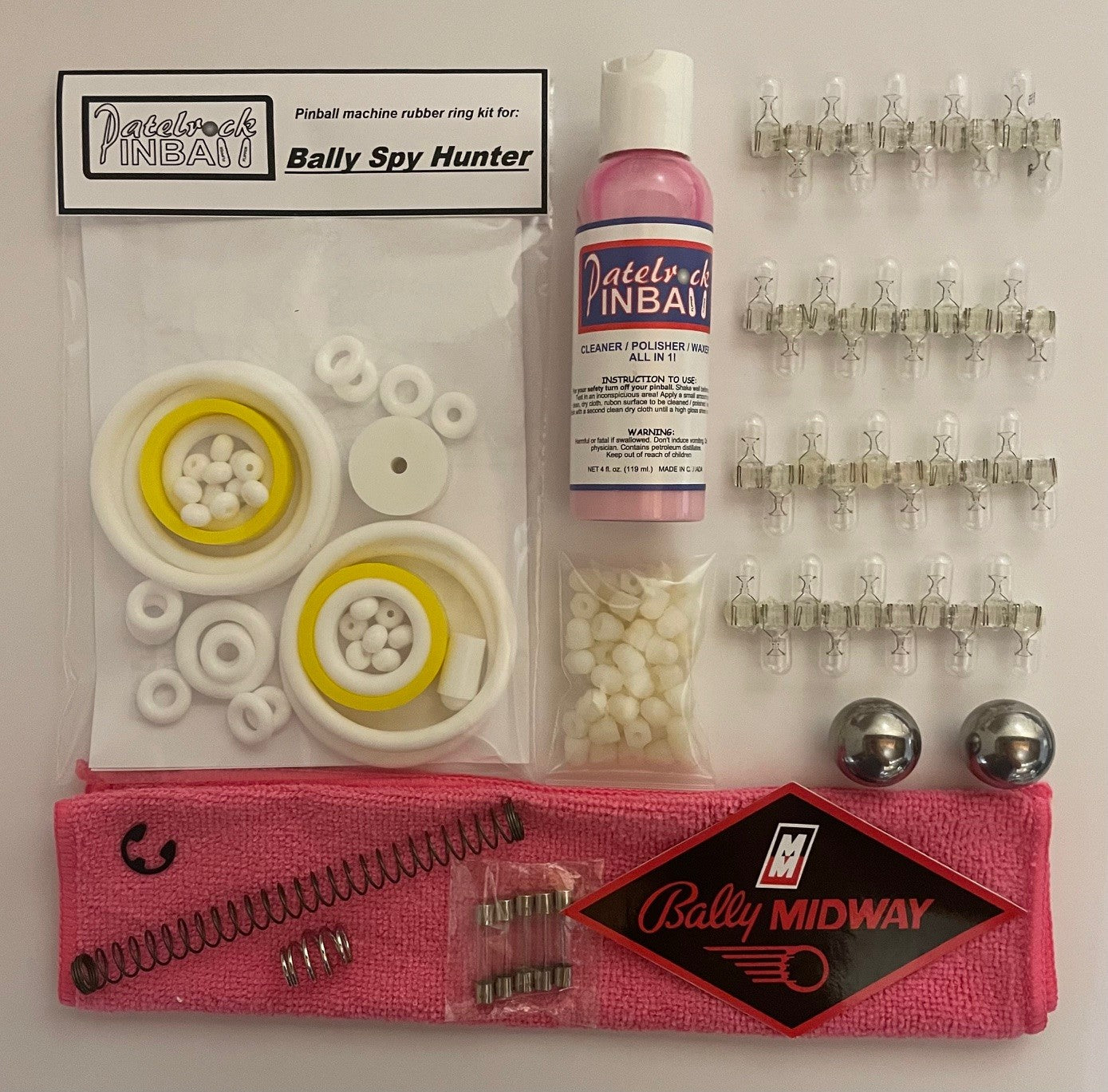 Bally Spy Hunter Pinball Machine Maintenance Kit