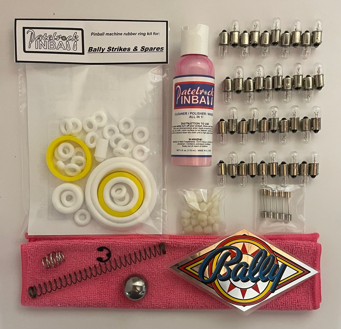 Bally Strikes and Spares Pinball Machine Maintenance Kit