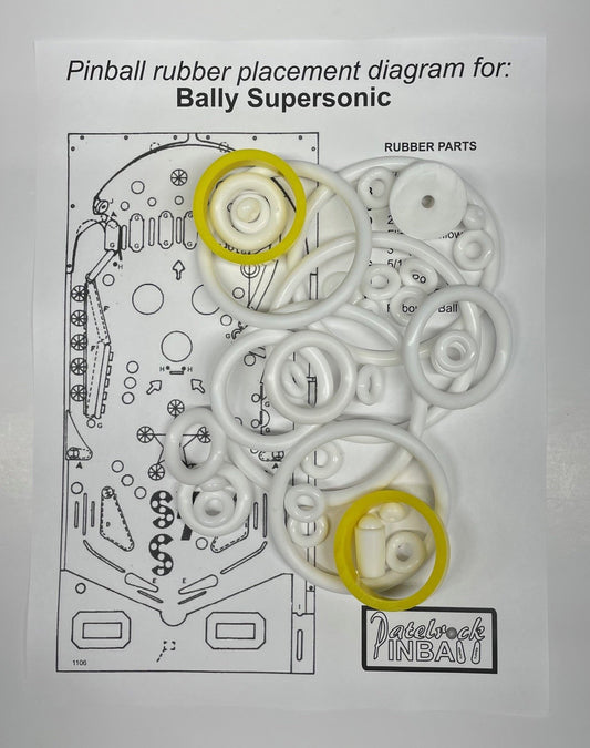 Bally Supersonic Pinball Machine Maintenance Kit