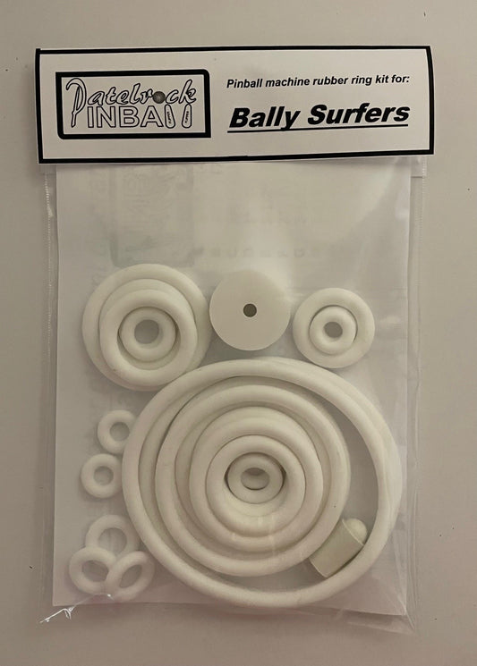 Bally Surfers Pinball Machine Rubber Ring Kit