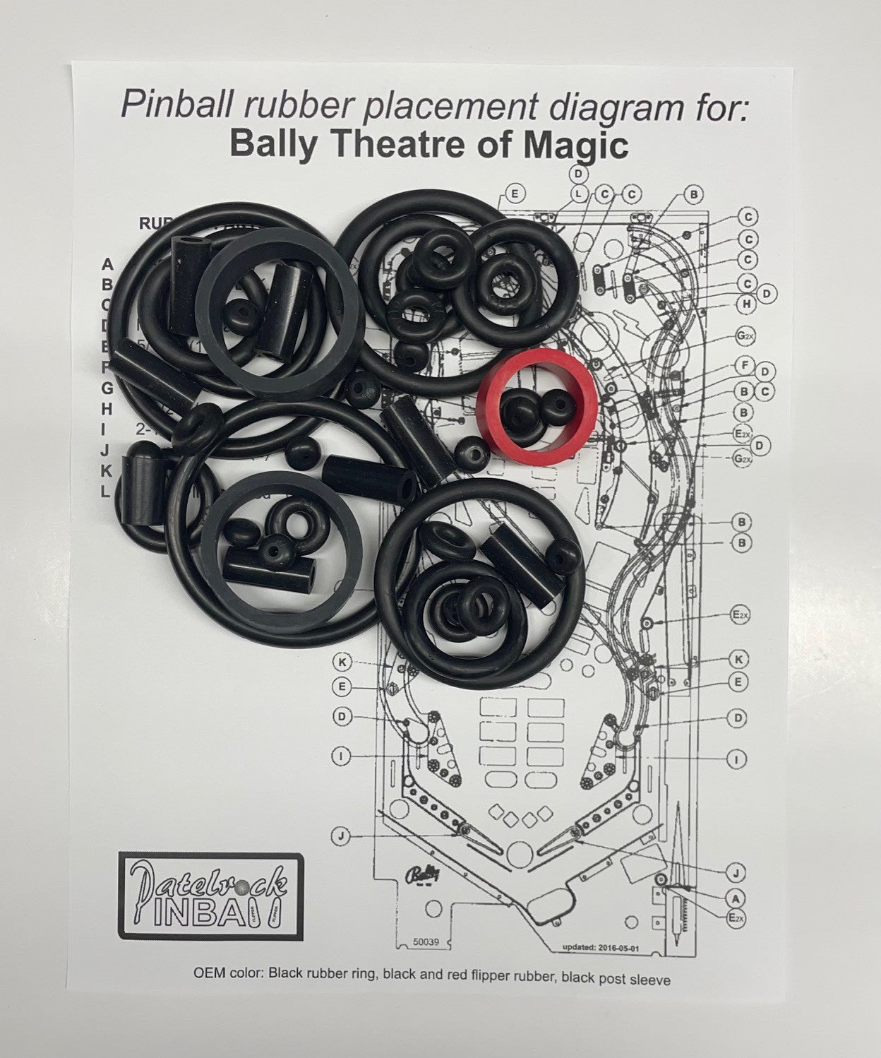 Bally Theatre of Magic Pinball Machine Maintenance Kit