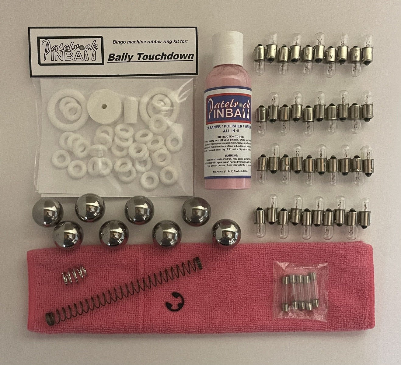 Bally Touchdown Bingo Machine Maintenance Kit