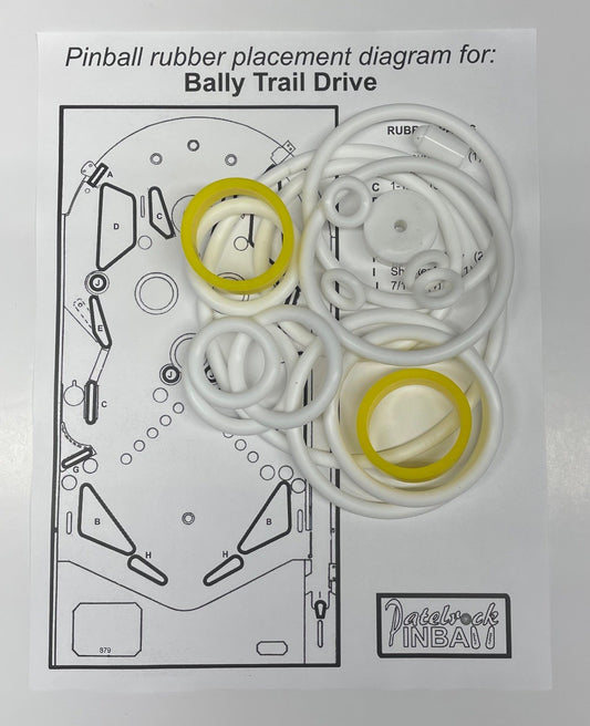 Bally Trail Drive Pinball Machine Maintenance Kit