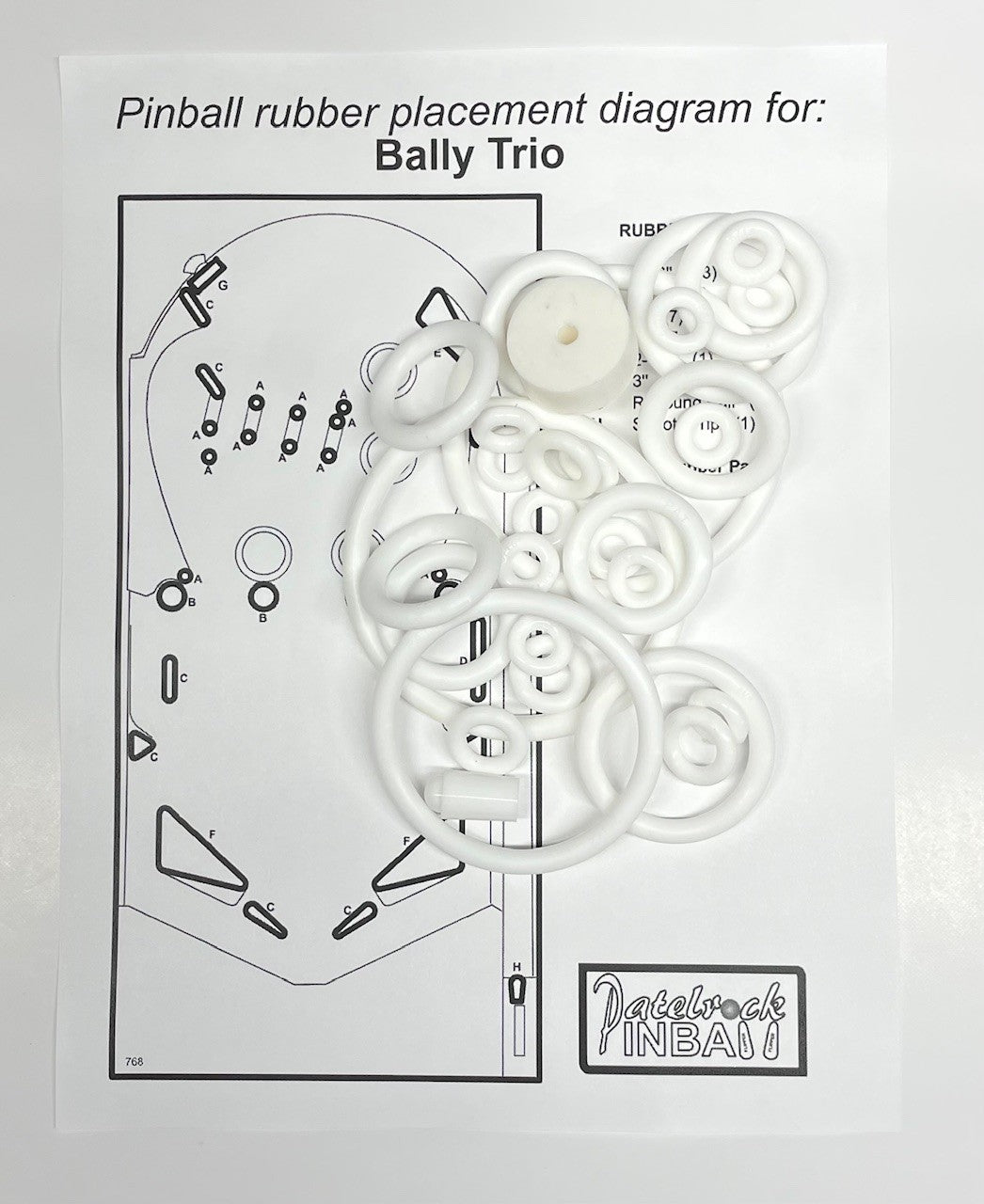 Bally Trio Pinball Machine Maintenance Kit