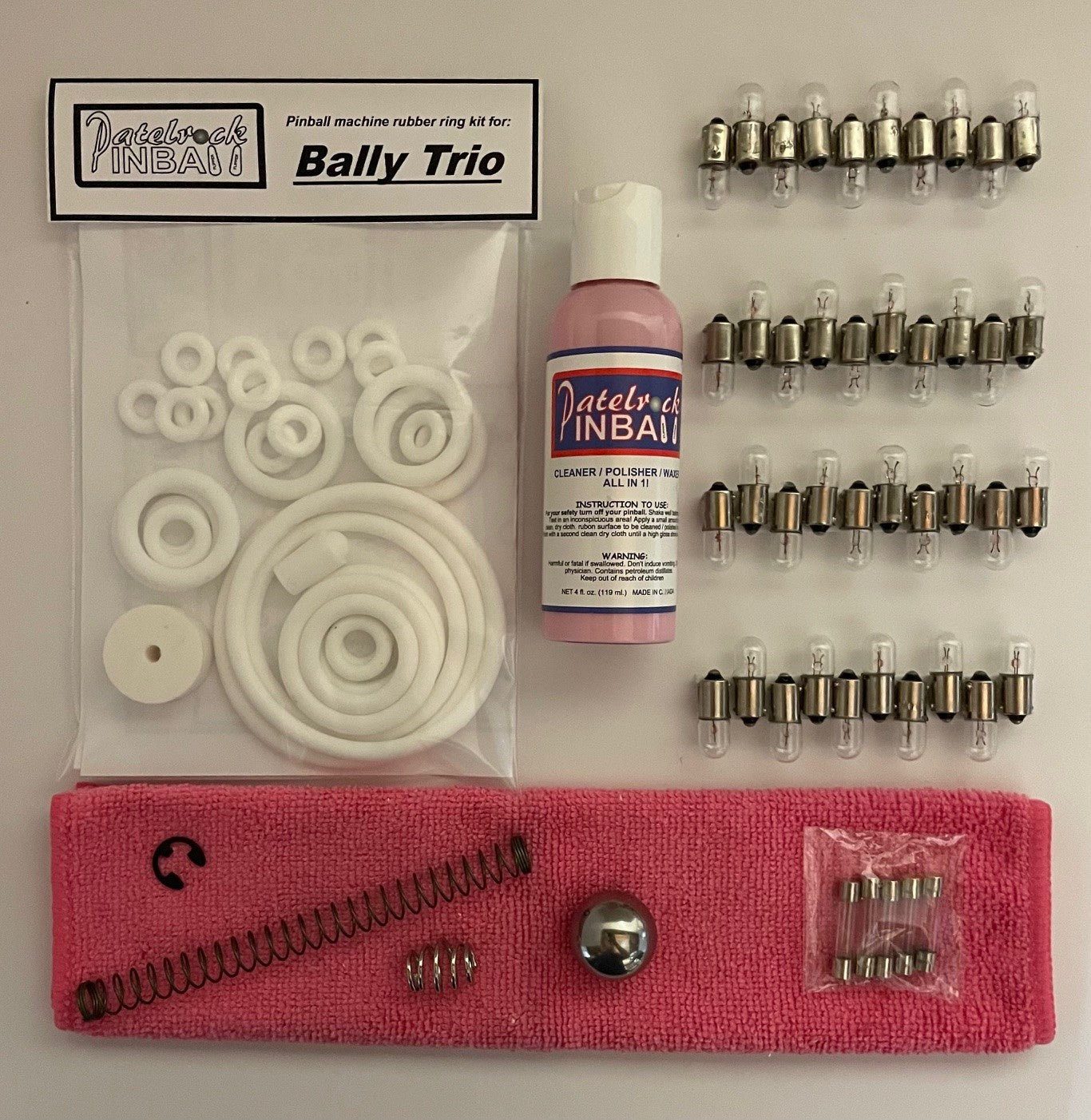 Bally Trio Pinball Machine Maintenance Kit