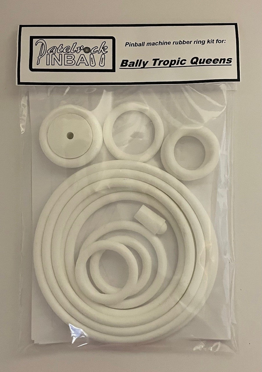 Bally Tropic Queens Pinball Machine Rubber Ring Kit