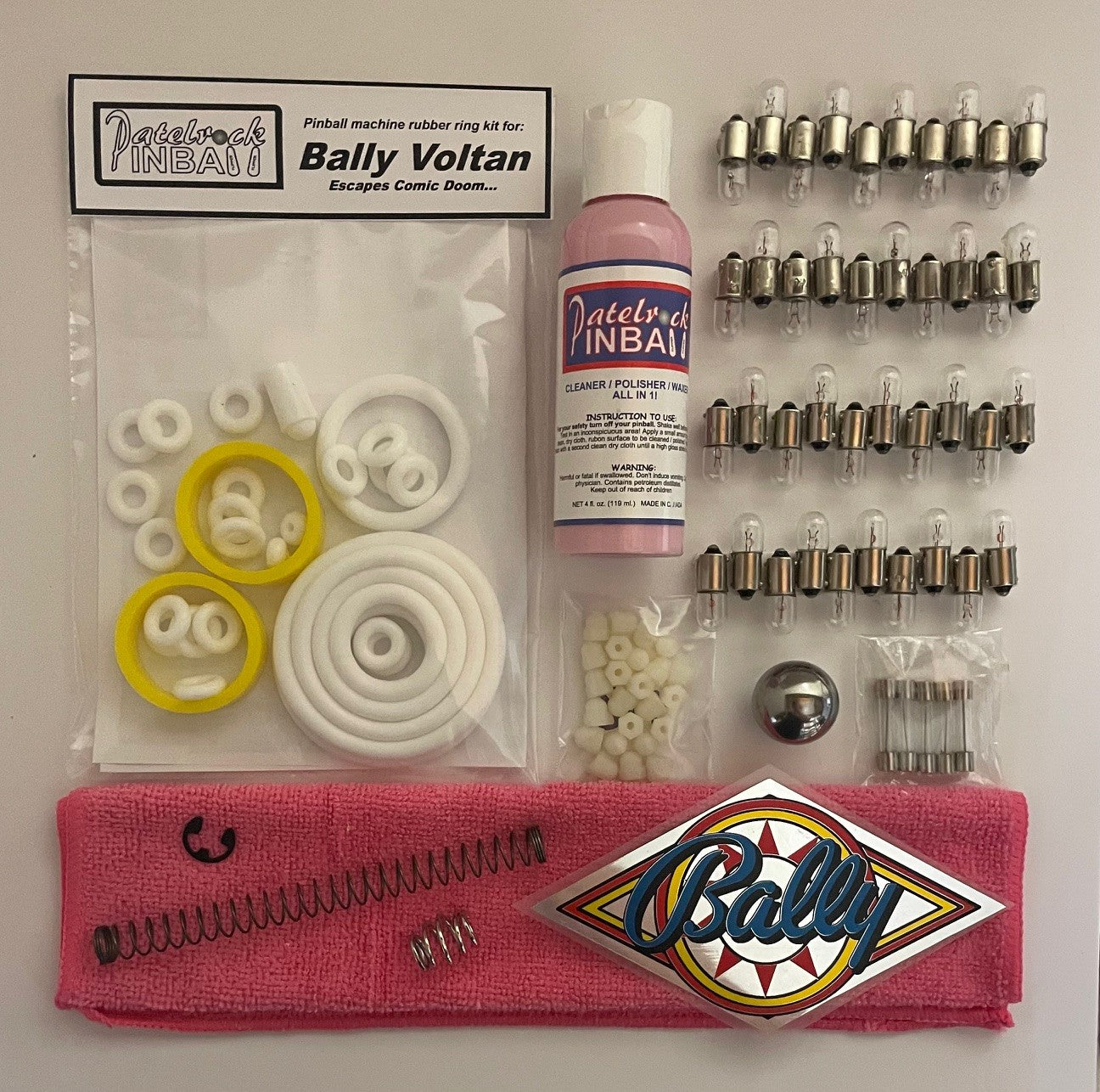 Bally Voltan Escapes Cosmic Doom Pinball Machine Maintenance Kit