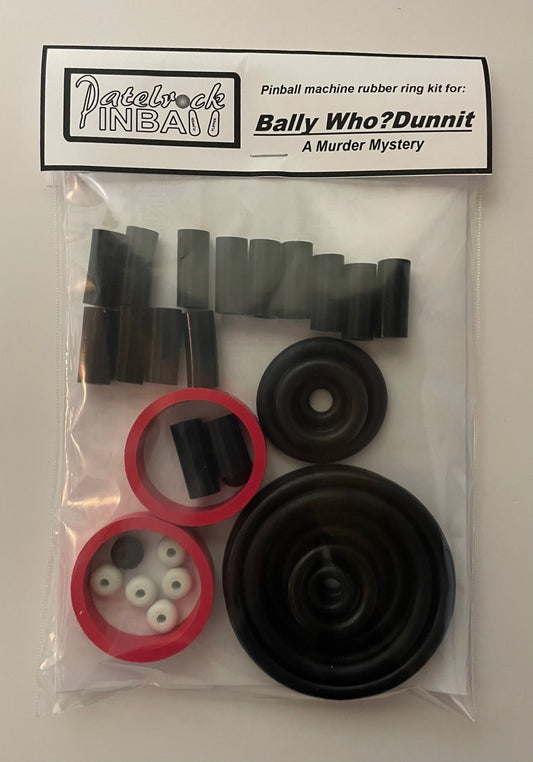 Bally Who Dunnit Pinball Machine Rubber Ring Kit