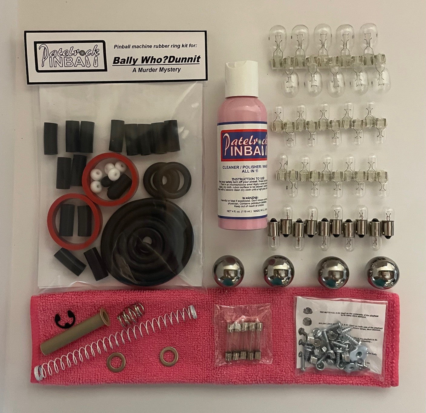 Bally Who Dunnit? Pinball Machine Maintenance Kit