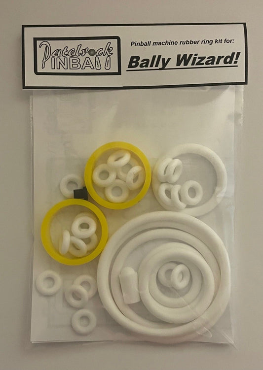Bally Wizard! Pinball Machine Rubber Ring Kit