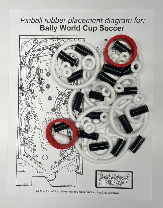 Bally World Cup Soccer Pinball Machine Maintenance Kit