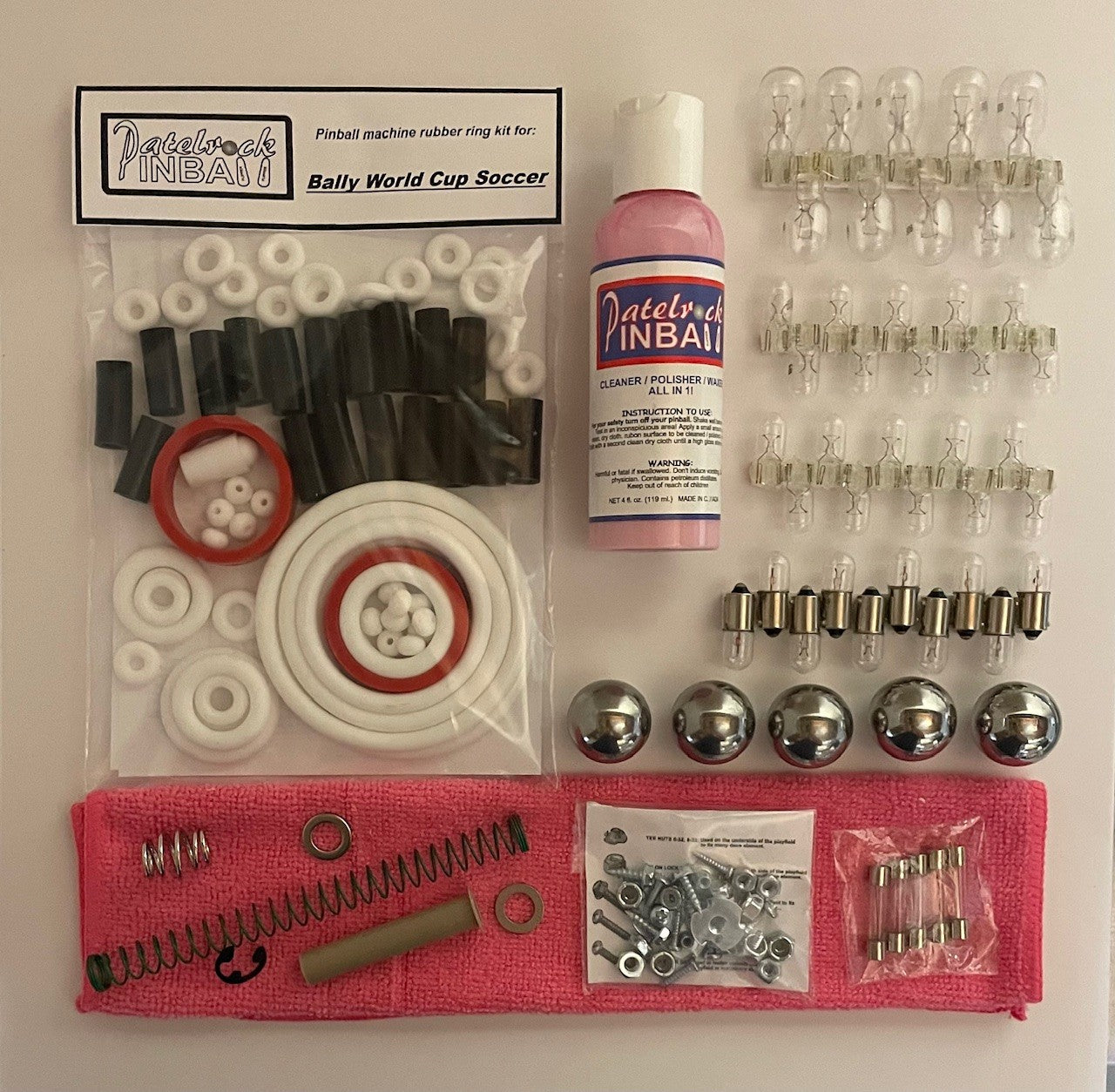 Bally World Cup Soccer Pinball Machine Maintenance Kit