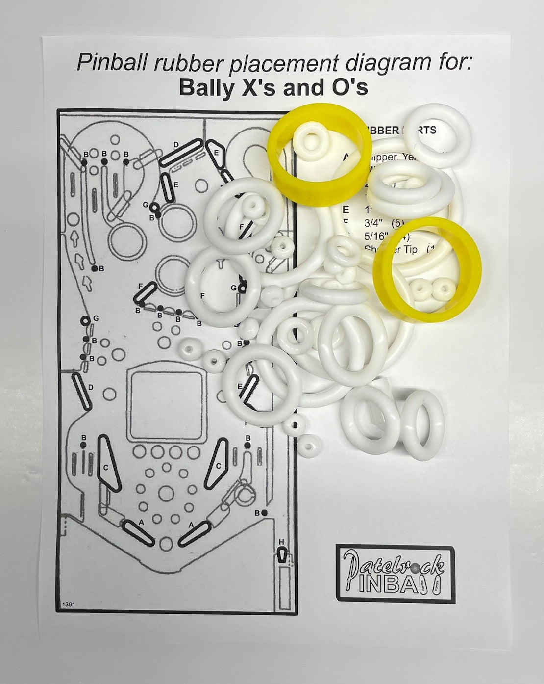 Bally X's & O's Pinball Machine Maintenance Kit