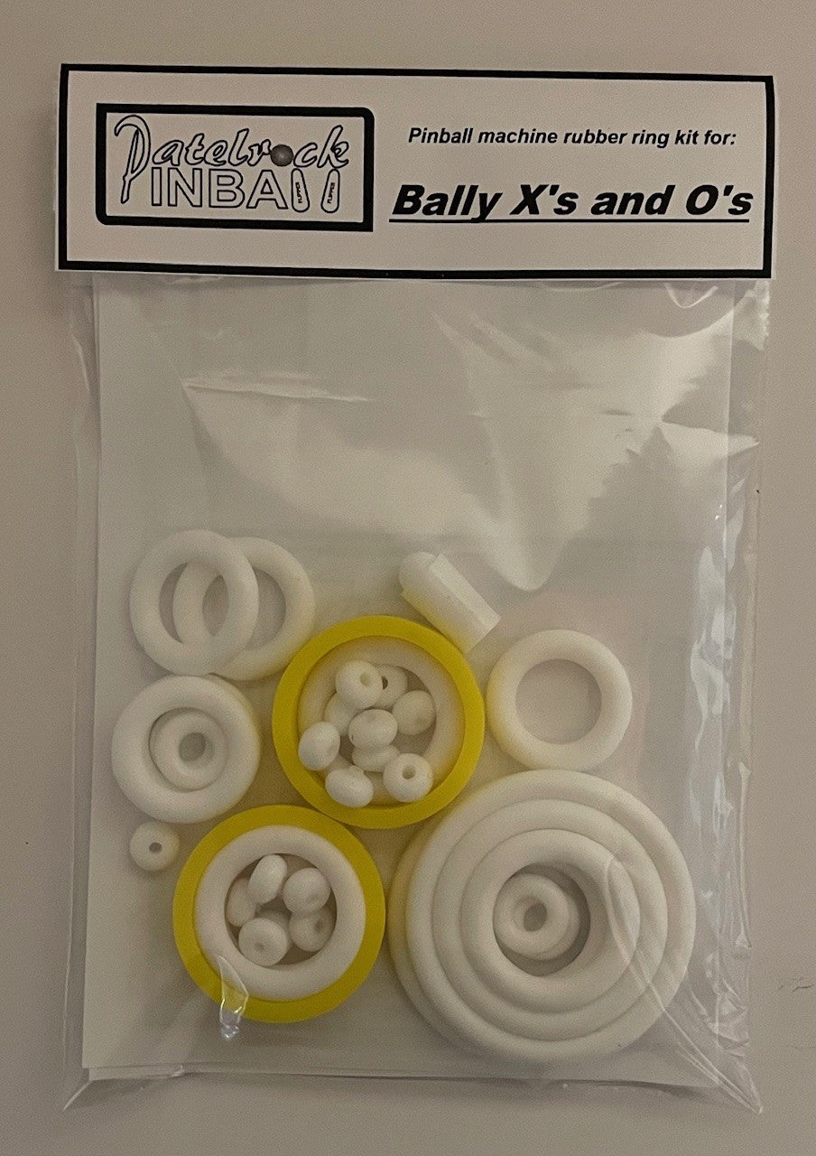 Bally X's & O's Pinball Machine Rubber Ring Kit