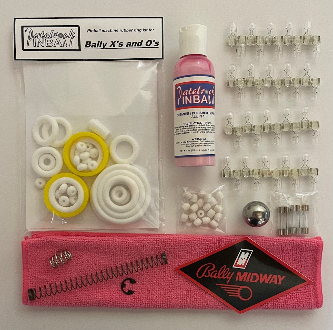 Bally X's & O's Pinball Machine Maintenance Kit