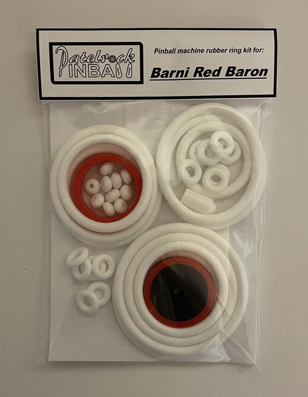 Barni Red Baron Pinball Machine Rubber Ring Kit