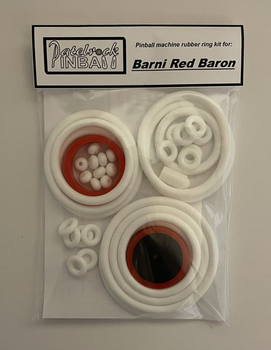 Barni Red Baron Pinball Machine Rubber Ring Kit