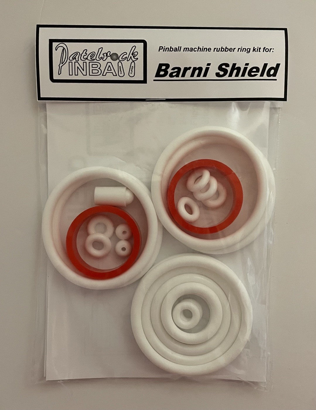 Barni Shield Pinball Machine Rubber Ring Kit