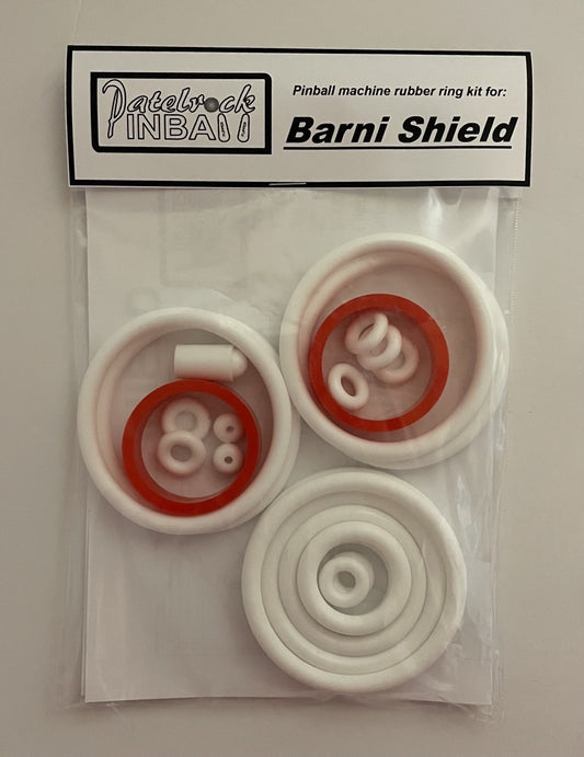 Barni Shield Pinball Machine Rubber Ring Kit