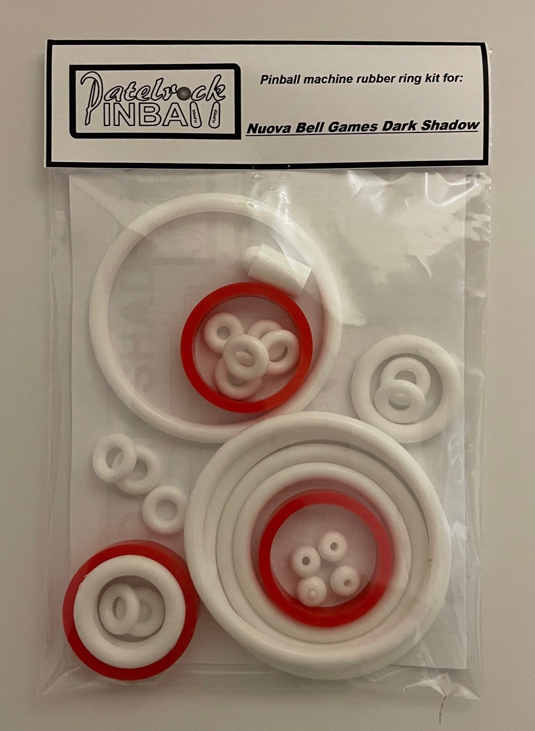 Nuova Bell Games Dark Shadow Pinball Machine Rubber Ring Kit