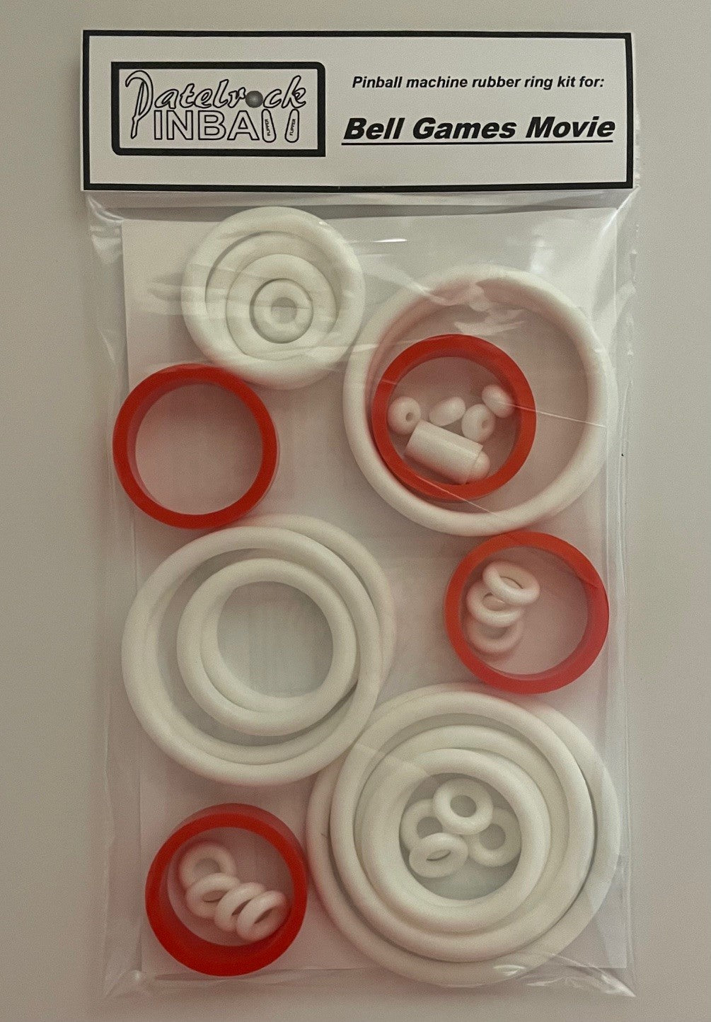 Bell Games Movie Pinball Machine Rubber Ring Kit