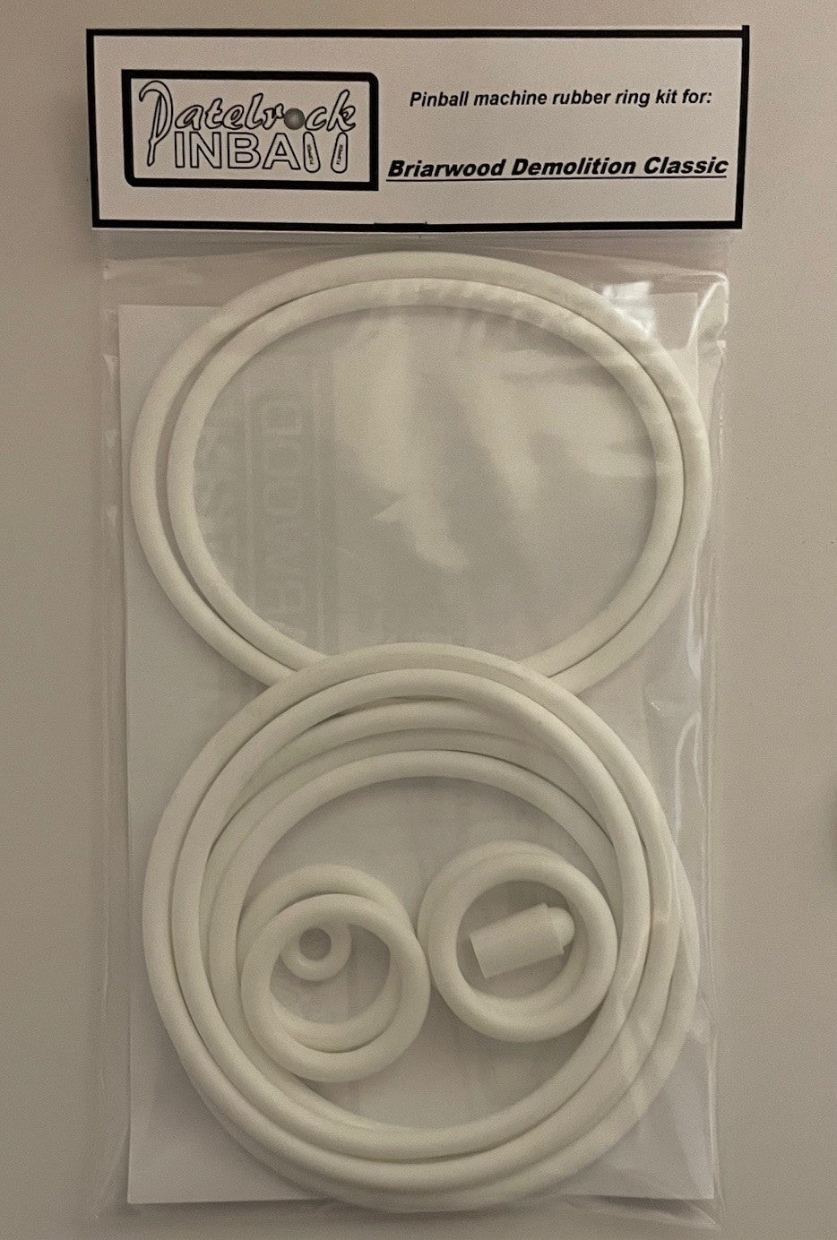 Briarwood Demolition Classic Pinball Machine Rubber Ring Kit