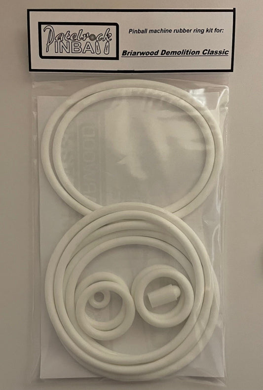 Briarwood Demolition Classic Pinball Machine Rubber Ring Kit