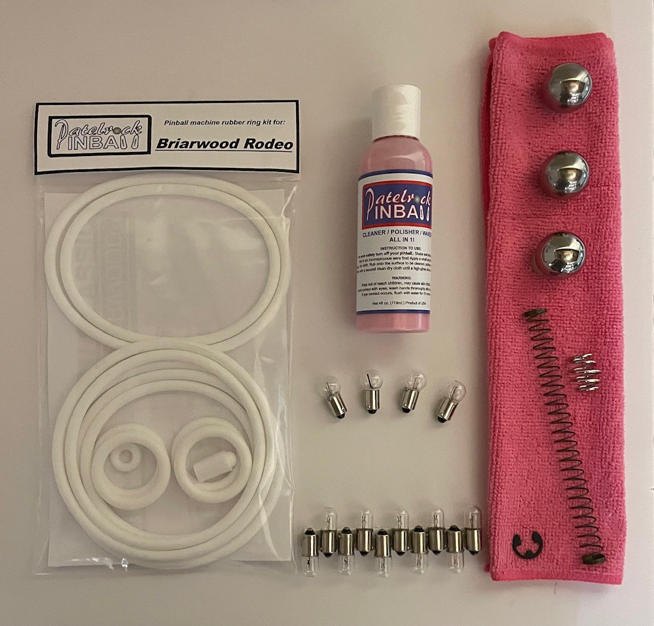 Briarwood Rodeo Pinball Machine Maintenance Kit