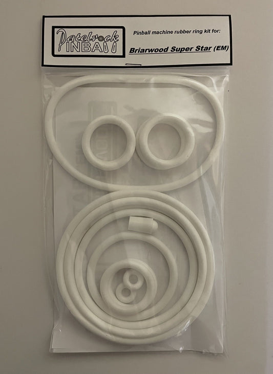 Briarwood Super Star (Electromacanical) Pinball Machine Rubber Ring Kit