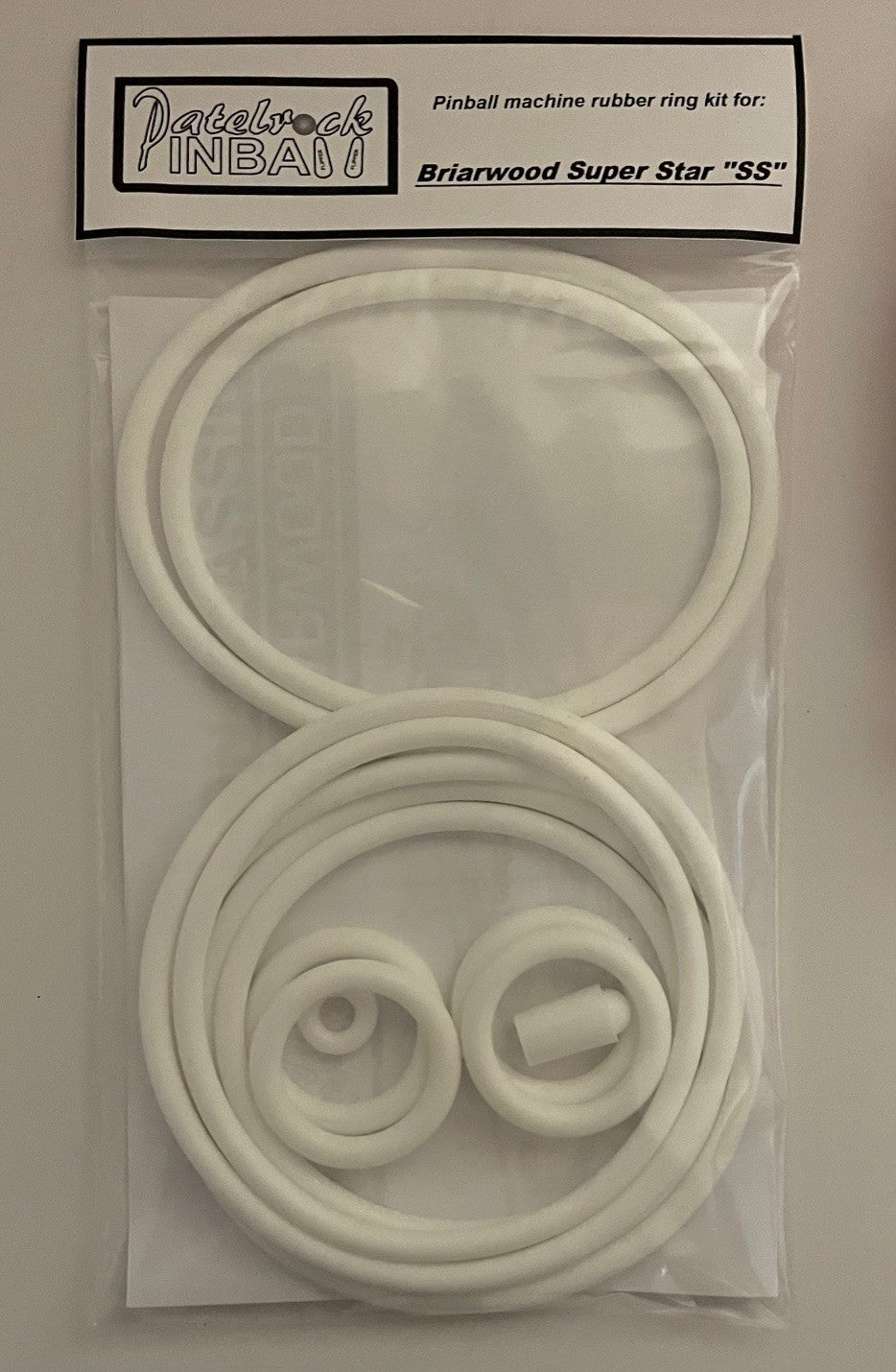 Briarwood Super Star (Solid State) Pinball Machine Rubber Ring Kit