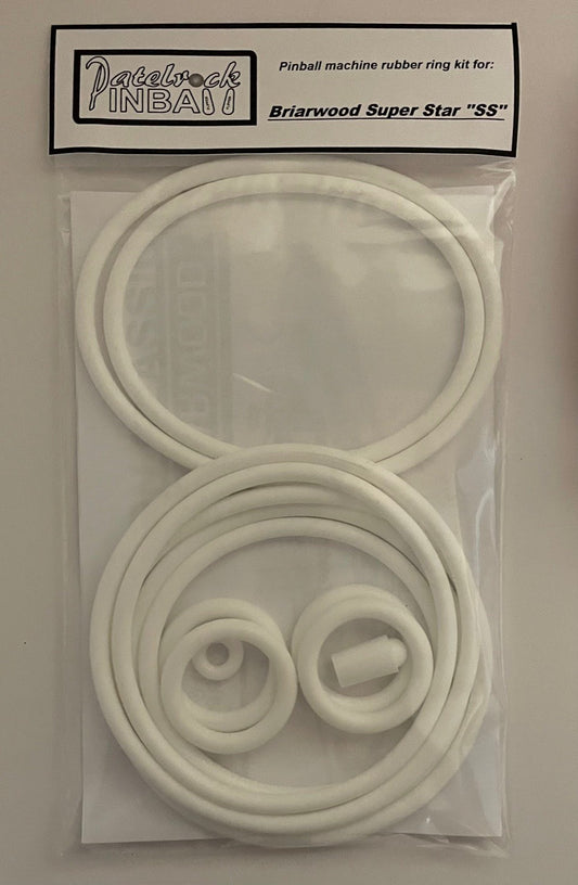 Briarwood Super Star (Solid State) Pinball Machine Rubber Ring Kit