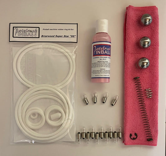 Briarwood Super Star (Solid State) Pinball Machine Maintenance Kit
