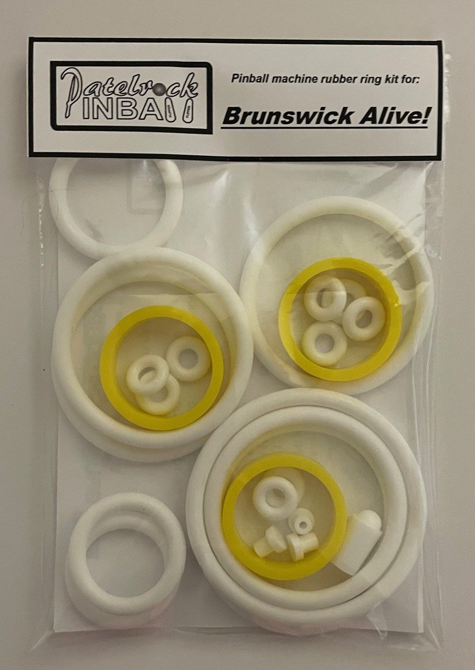 Brunswick Alive! Pinball Machine Rubber Ring Kit
