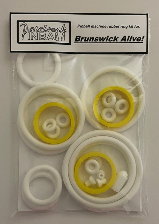 Brunswick Alive! Pinball Machine Rubber Ring Kit