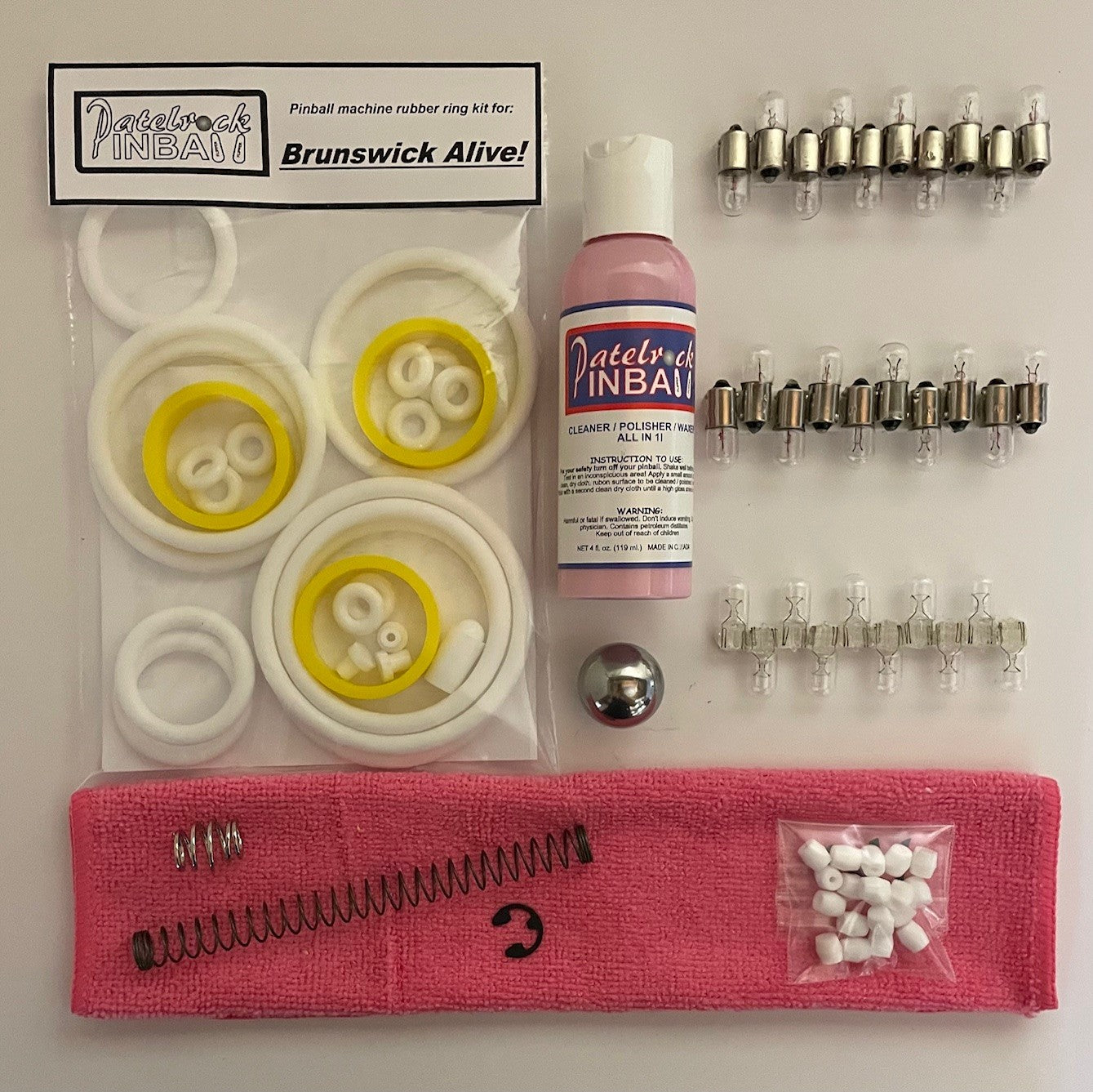 Brunswick Alive! Pinball Machine Maintenance Kit