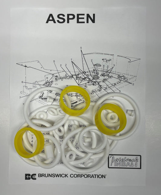 Brunswick Aspen Pinball Machine Rubber Ring Kit