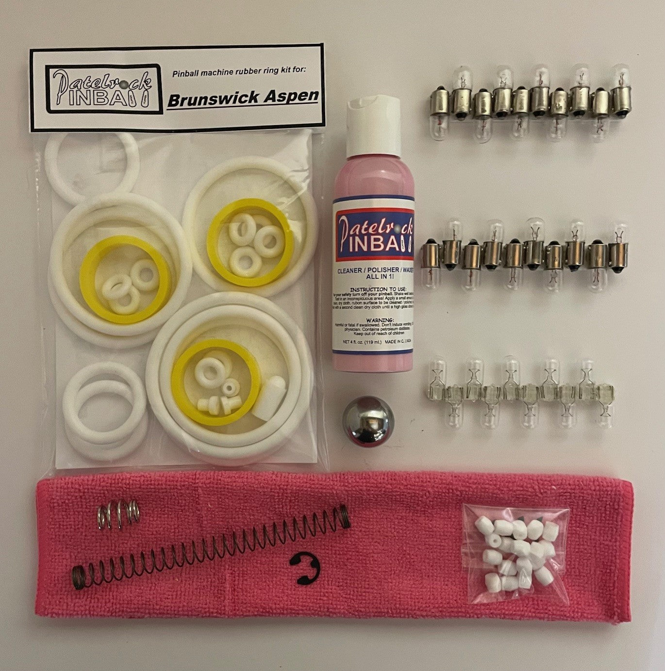Brunswick Aspen Pinball Machine Maintenance Kit