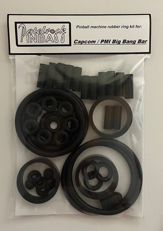 Capcom / PMI Big Bang Bar Pinball Machine Rubber Ring Kit