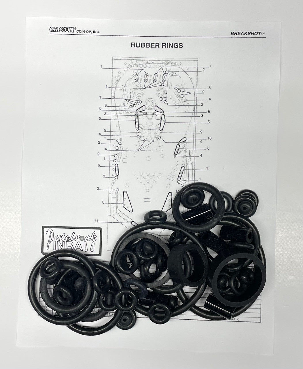 Capcom Breakshot Pinball Machine Maintenance Kit