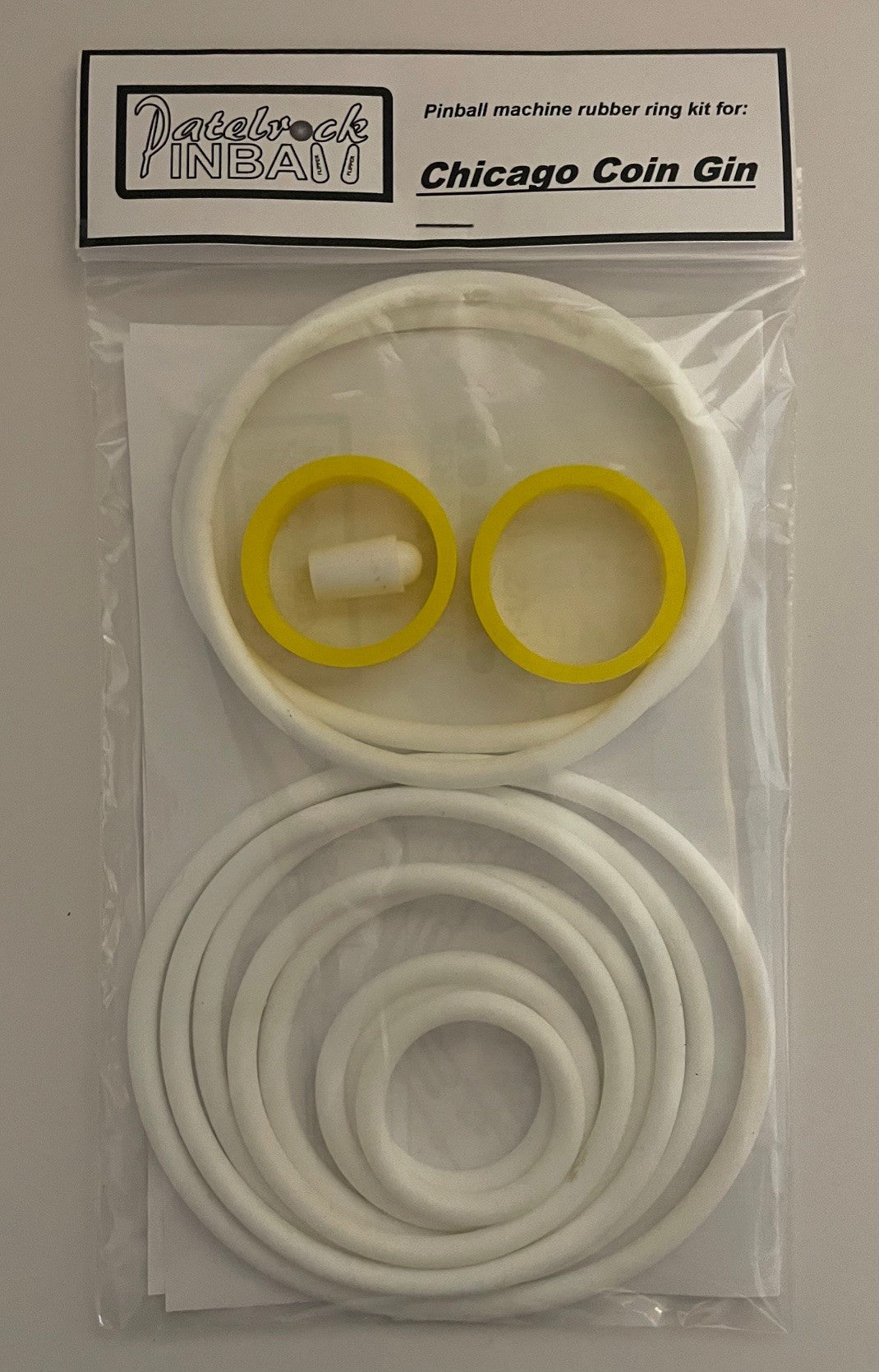 Chicago Coin Gin Pinball Machine Rubber Ring Kit