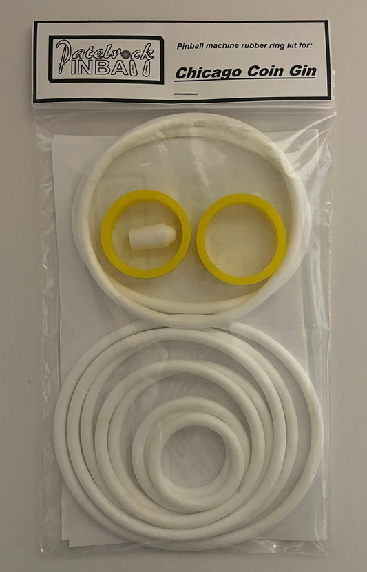 Chicago Coin Gin Pinball Machine Rubber Ring Kit