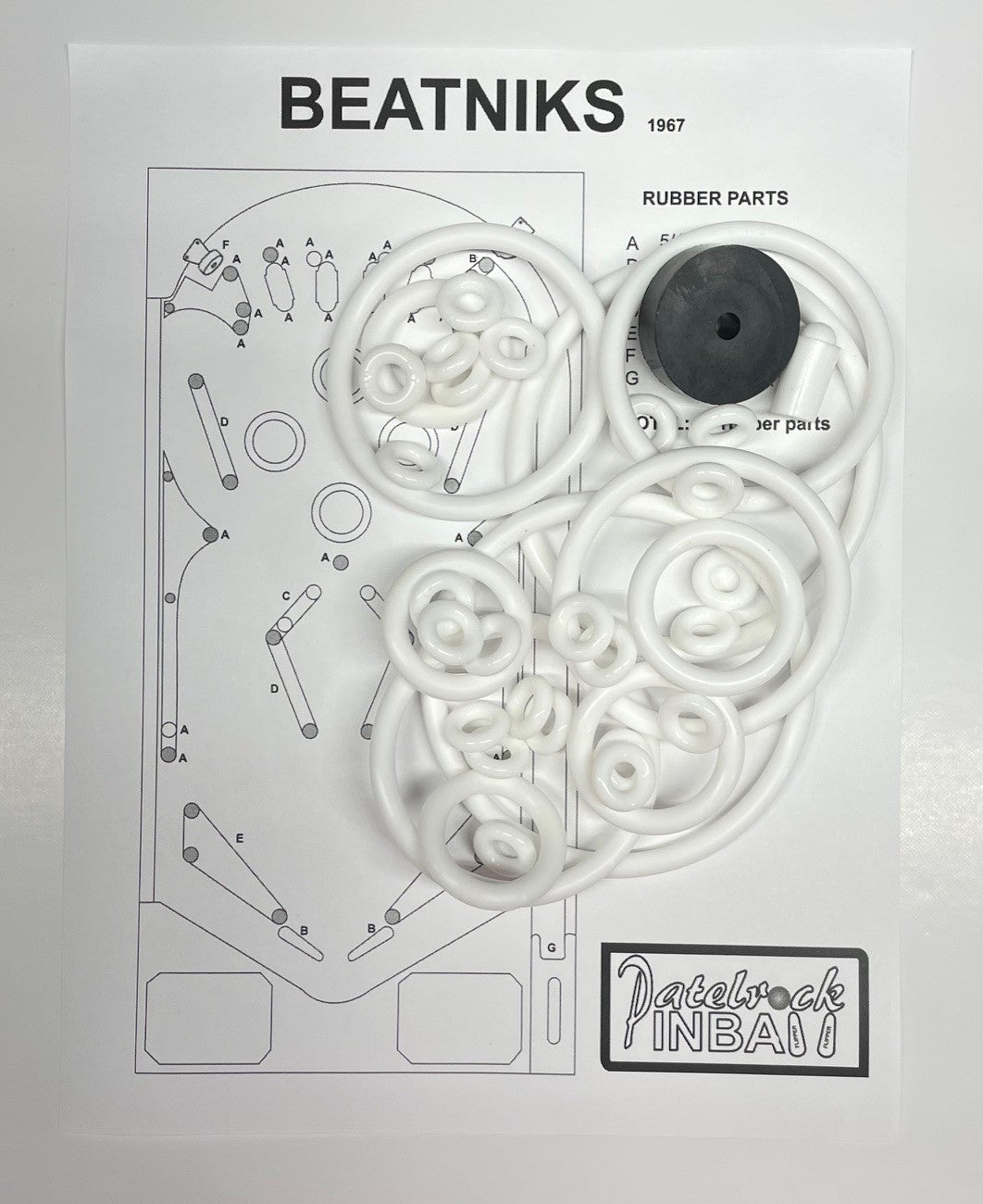 Chicago Coin Beatniks Pinball Machine Maintenance Kit