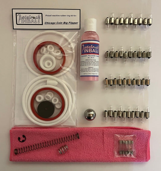 Chicago Coin Big Flipper Pinball Machine Maintenance Kit