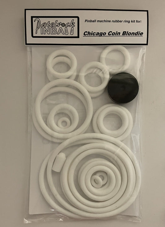 Chicago Coin Blondie Pinball Machine Rubber Ring Kit