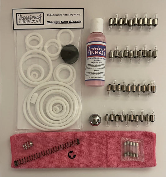 Chicago Coin Blondie Pinball Machine Maintenance Kit