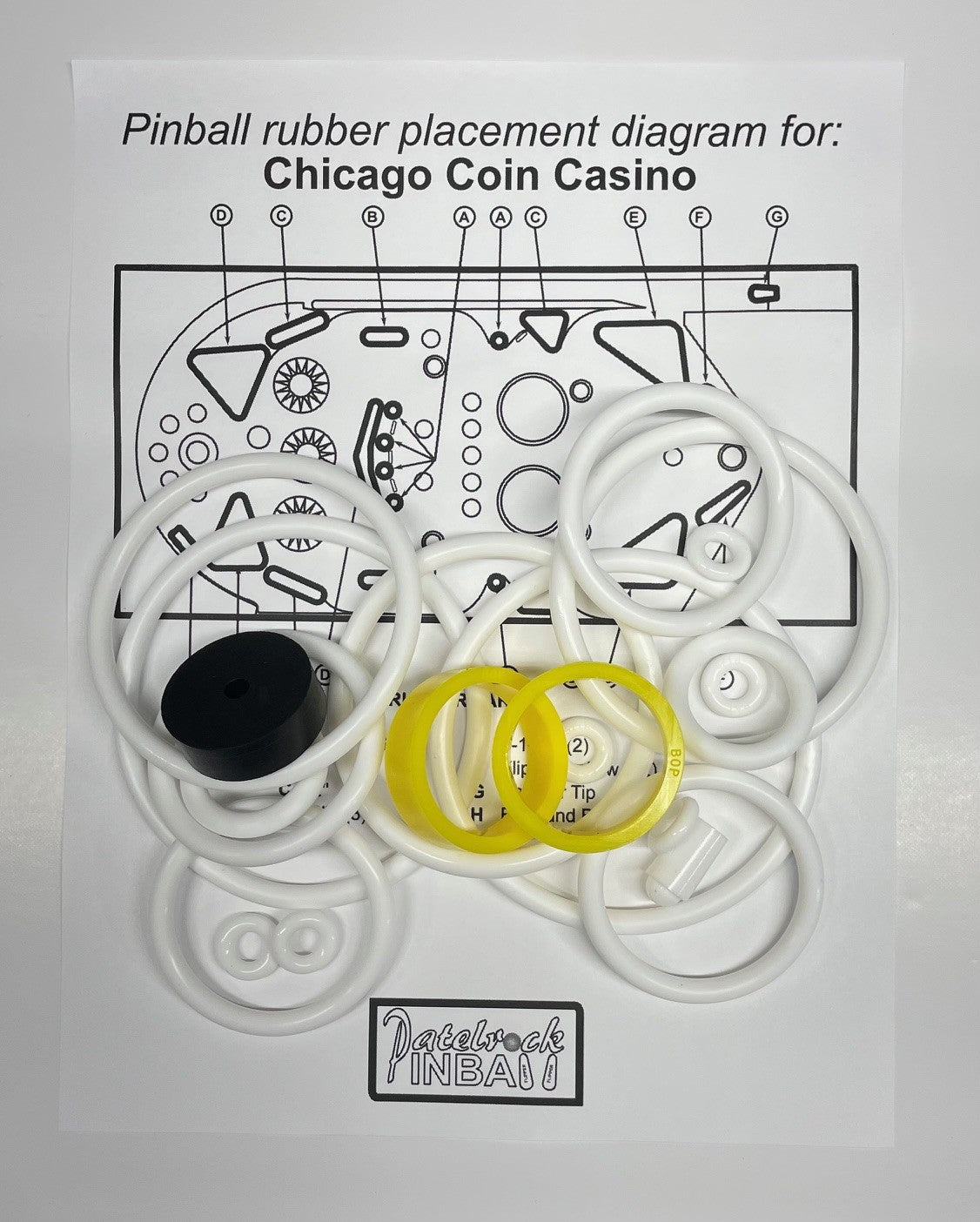 Chicago Coin Casino Pinball Machine Maintenance Kit