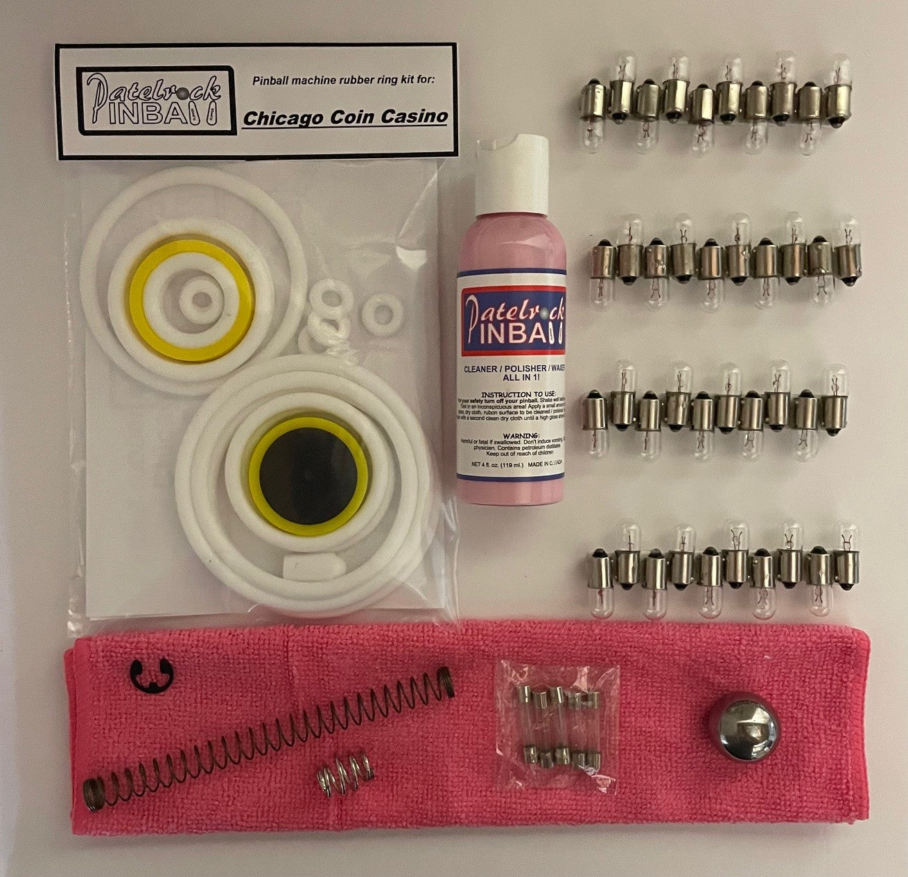 Chicago Coin Casino Pinball Machine Maintenance Kit